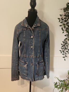 Retro 90's Denim Chore Jacket